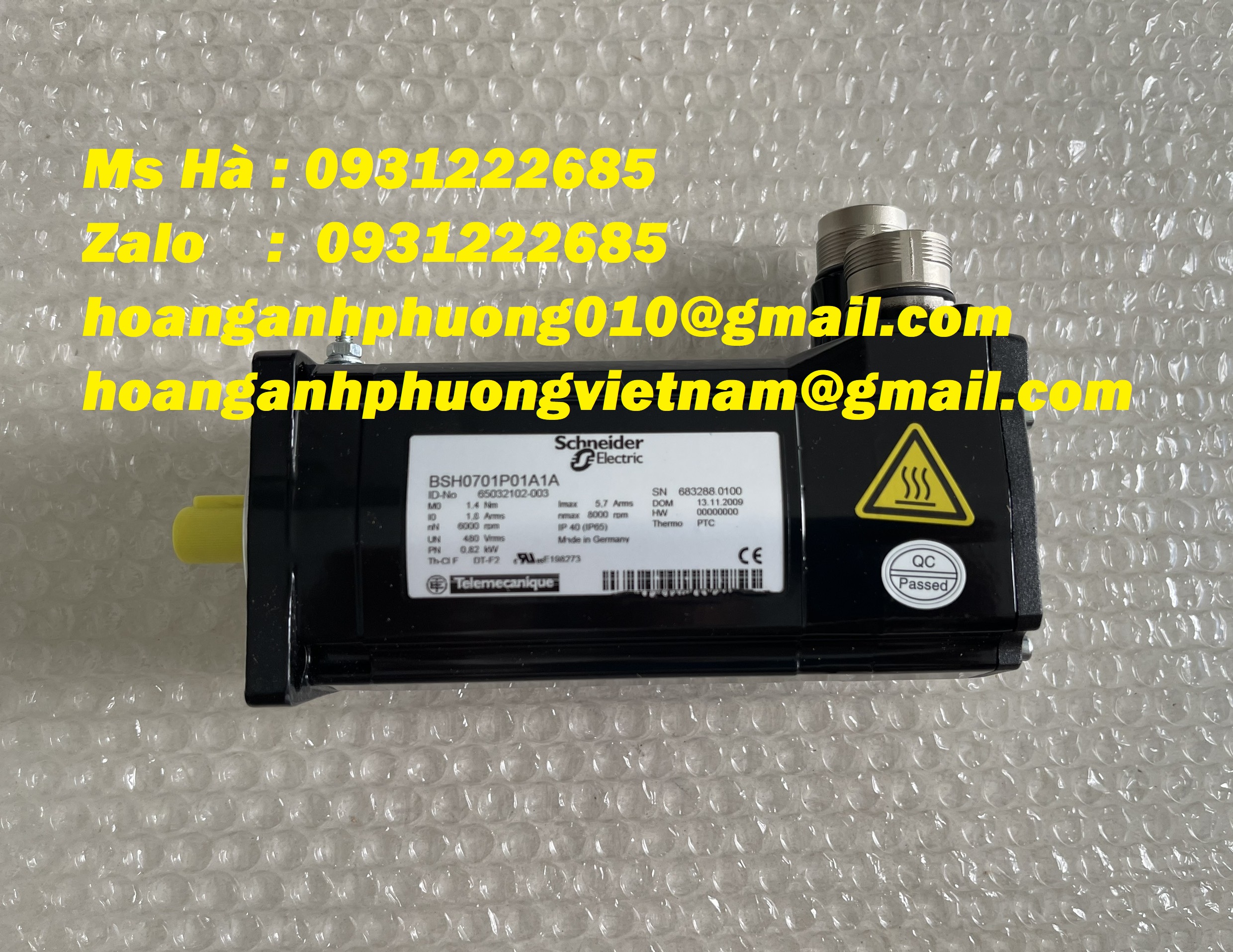 Động cơ đồng bộ dòng điện quay schneider BSH0701P01A1A